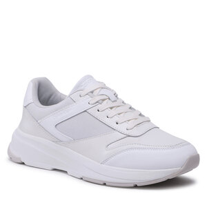 Sneakers Calvin Klein - Low Top Lace Up Mix HM0HM00901 White/Light Grey