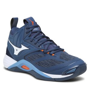 Scarpe Mizuno - Wave Momentum 2 Mid V1GA211721 Dark Denim/White/Scarlet Ibis