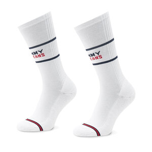 Image of 2er-Set hohe Unisex-Socken Tommy Jeans - 701218704 White 001