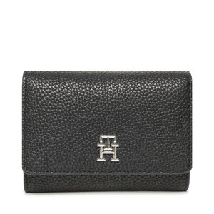 Portafoglio grande da donna Tommy Hilfiger - Th Emblem Med Wallet AW0AW14223 BDS