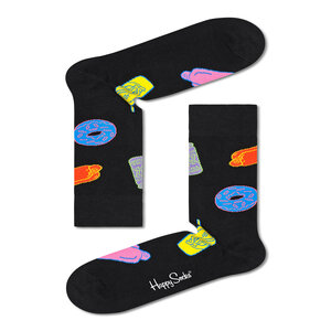 Calzini lunghi unisex Happy Socks - SIM01-9300 Nero