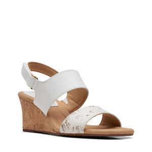 Image of Sandalen Clarks - Kyarra Faye 26171238 White Leather
