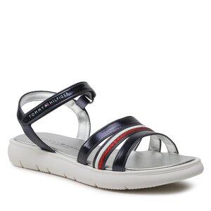 Sandali YBL Tommy Hilfiger - Stripes Velcro T4A2-32771-1372 S Blue 800