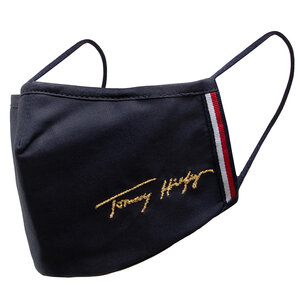 Image of Stoffmaske Tommy Hilfiger - Spww Seasonal Face Cover AW0AW102950 BLU