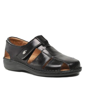 Image of Sandalen Grünland - Lino SE0015-68 Nero