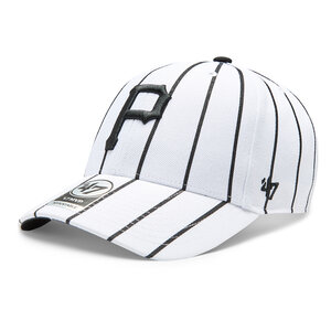 Image of Cap 47 Brand - MLB Pittsburgh Pirates Bird Cage 47 MVP B-BDCG20WBV-WH White