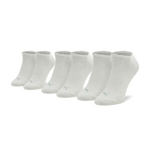 Set di 3 paia di calzini corti unisex Puma - 906807 54 Oatmeal