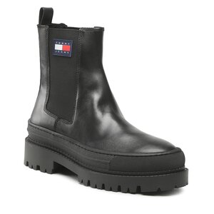 Chelsea Tommy Jeans - Foxing Detail Chelsea Boot EM0EM01062 Black BDS