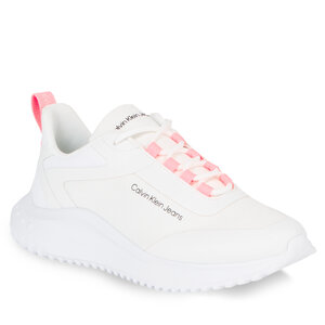 Sneakers Calvin Klein Jeans - Eva Runner Laceup Mesh Wn YW0YW01215 Bright White/Creamy White/Cotton C 0LI