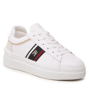 Sneakers Tommy Hilfiger - Corp Webbing Court Sneaker FW0FW07387 White YBS