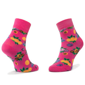 

Набір 2 пар високих дитячих шкарпетокHappy Socks, Сірий/рожевий