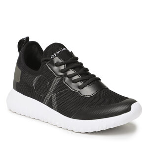 Image of Sneakers Calvin Klein Jeans - Sporty Runner Eva Slipon YW0YW00687 Black/White BEH