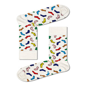 

Високі шкарпетки unisexHappy Socks, Бежевий