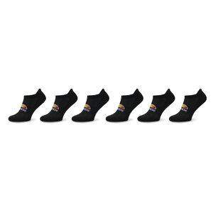 Image of 6er-Set niedrige Unisex-Socken Ellesse - Reban Trainer Linear SBMA2301 Black 011