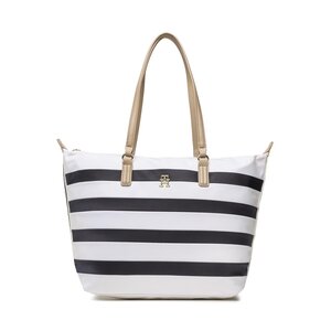 Borsetta Tommy Hilfiger - Poppy Tote Corp Stripes AW0AW14775 0GY
