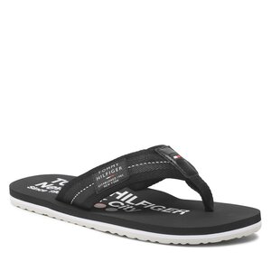 Infradito Tommy Hilfiger - Hilfiger Patch Bech Sandal FM0FM04410 Black BDS