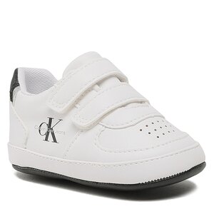 Sneakers Calvin Klein Jeans - Velcro Shoe V0B4-80540-1582X002 White/Black X002