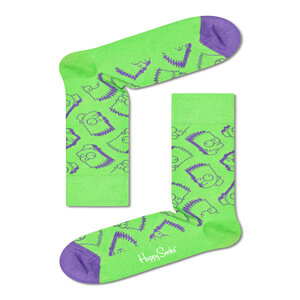 Calzini lunghi unisex Happy Socks - SIM01-7303 Verde