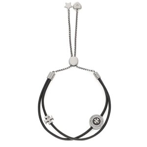

БраслетTory Burch, Срібний/чорний