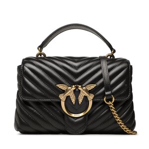 Borsetta Pinko - Love Lady Puff Mini Cl PE 23 PLTT 100044 A0GK Nero/Antique Gold Z99Q