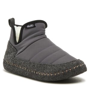 Pantofole Nuvola - Boot New Wool UNBOW685 Dark Grey