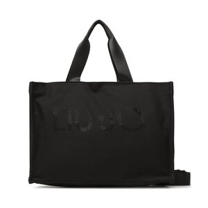 Borsetta Liu Jo - L Tote Canvas Logo S 2A3113 T0300 Nero 22222