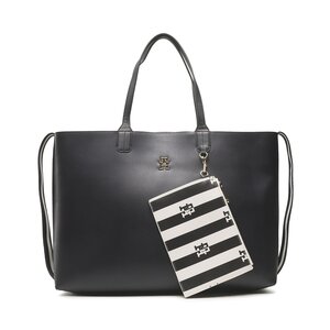 Image of Handtasche Tommy Hilfiger - Iconic Tommy Tote Solid Stripe AW0AW14767 DW6