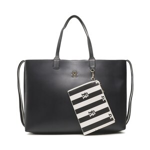 Borsetta Tommy Hilfiger - Iconic Tommy Tote Solid Stripe AW0AW14767 DW6