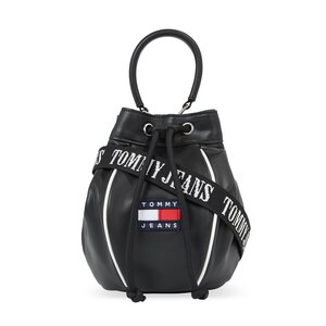 Borsetta Tommy Jeans - Tjw Heritage Bucket Bag AW0AW15437 Black BDS