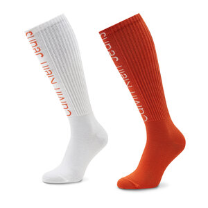 Image of 2er-Set hohe Herrensocken Calvin Klein Jeans - 701219860 Orange 003