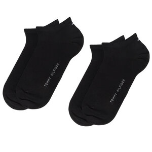 Set di 2 paia di open corti da uomo Tommy Hilfiger - 342023001 Black 200
