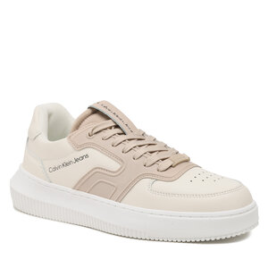 Sneakers Calvin Klein Jeans - Chunky Cupsole High/Low Freq YM0YM00613 Creamy White/Merino 0K7