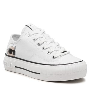 Scarpe da ginnastica KARL LAGERFELD - KL60410N White Canvas