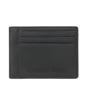Custodie per carte di credito Calvin Klein - Ck Must Z/A Wallet W/Pkt Mono K60K609913 0HD