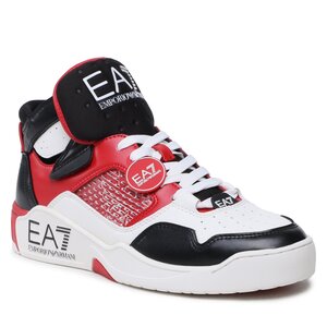 Sneakers Ea7 Emporio Armani panelled lace-up sneakers - X8Z033 XK267 R391 Racing Red/Blk/Wht