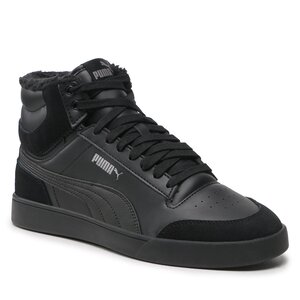 Sneakers Puma - Shuffle Mid Fur 387609 01 Black/Puma Black/Steel Gray