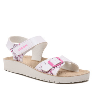 Image of Sandalen Geox - J Sandal Costarei Gi J15EAB000QDC0563 D White/Fuchsia