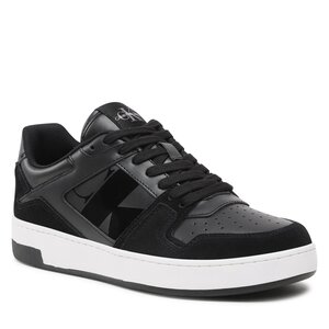 Image of Sneakers Calvin Klein Jeans - Basket Cupsole Low Lace Mod Vint YM0YM00709 Triple Black BEH