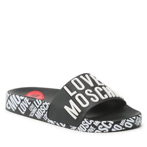 Ciabatte LOVE MOSCHINO - JA28112G1GI17000 Nero/Logo Bianco
