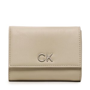 Portafoglio grande da donna Calvin Klein - Re-Lock Trifold Md Pbl K60K610969 PEA