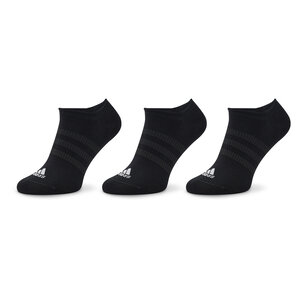 Set di 3 paia di calzini corti unisex adidas - Twin And Light IC1327 Black/White