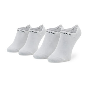 Set di 2 paia di pedulini da donna Calvin Klein - 701218774 White 002