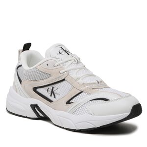 Image of Sneakers Calvin Klein Jeans - Retro Tennis Su-Mesh YM0YM00589 Bright White/Black 0K5