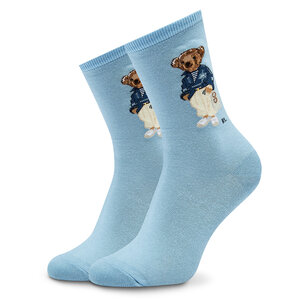 Image of Hohe Damensocken Polo Ralph Lauren - 455908174001 Sky Blue