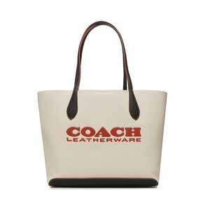 Borsetta LEATHER Coach - Cb Ltr Kia Tot CE734 B4CAH B4/Chalk Multi