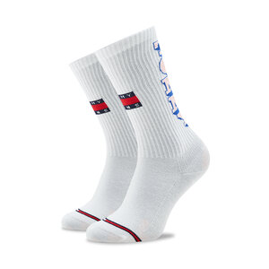 Calzini lunghi unisex Tommy Jeans - 701222680 White 001