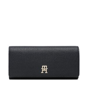 Portafoglio grande da donna Tommy Hilfiger - Kp Lg Bifold Wallet W C/P TB0A23UP Nero