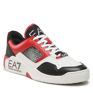 Sneakers Ea7 Emporio Armani panelled lace-up sneakers - X8X131 XK311 R666 Rancing Red/Blk/Wht