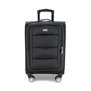 Valigia morbida piccola Semi Line - T5518-1 Nero