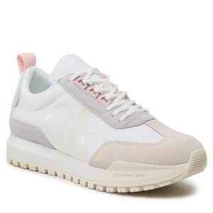 Image of Sneakers Calvin Klein Jeans - Toothy Runner Laceup Mix Pearl YW0YW01100 White/Pearlized Cream White YBR